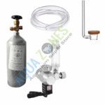 CO2 Cylinder 2Ltr Kit with ZRDR Single Gauge