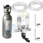 CO2 Cylinder 4 Ltr Kit with Single Gauge & Dual Output