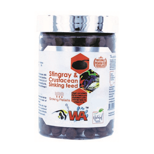 WA Stingray & Crustacean Sinking Feed | 500ml – 330g_613b4dc1d0253.png WA Stingray & Crustacean Sinking Feed | 500ml – 330g - Image 1