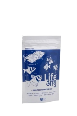Life Aayu Neutral Fish Food - Medium | 100gm