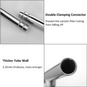 Mufan Stainless Steel Lily Pipe with Skimmer Connectors