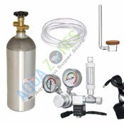 CO2 Aluminium Cylinder 5Ltr with ZRDR Dual Gauge