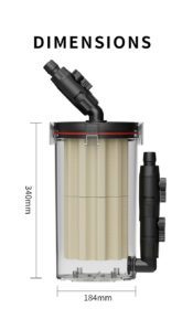 NetLea G2 New Pre Filter dimension