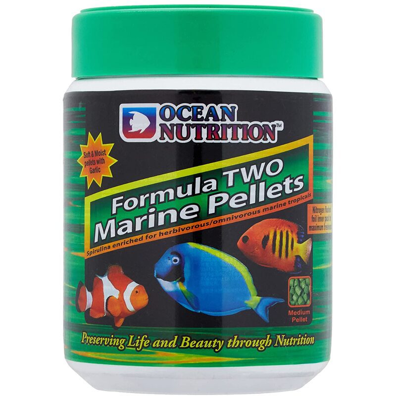 Ocean Nutrition Formula Two Marine Medium Pellets 200 Gms_65156db72e625.jpeg Ocean Nutrition Formula Two Marine Medium Pellets 200 Gms - Image 1