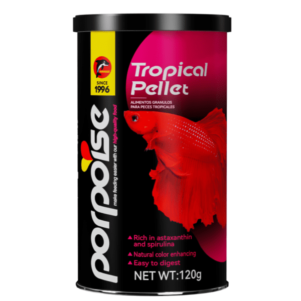 Porpoise Tropical Pellet Fish Food 120 Gms