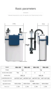 SunSun YBG-600 Hang On Canister Filter - Image 2