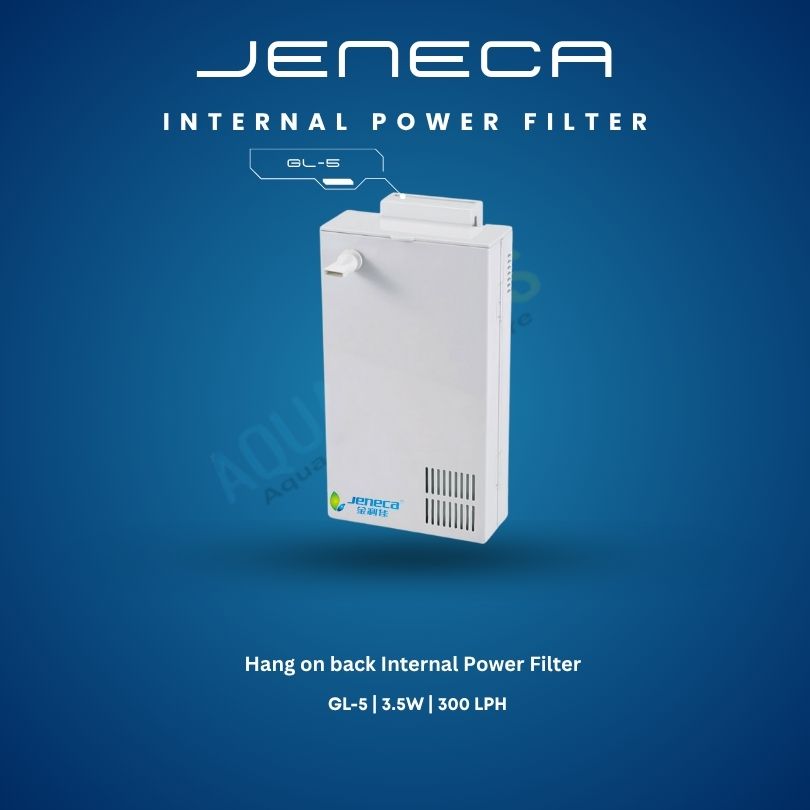 Jeneca GL-5 Internal Power Filter Jeneca GL-5 Aquarium Hanging Back Internal Filter