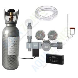CO2 Cylinder 4 Ltr Kit with Wyin Aqua Dual Gauge Dual Stage Co2 Pro Series Regulator with Timer