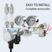 ZRDR Dual Gauge Co2 Pro Series Regulator | K303 Pro - Image 3